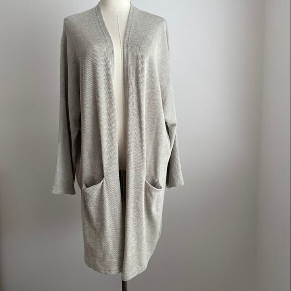 NWT Anthropologie Donni Open Front Cardigan Cotton Blend Size OS - Picture 2 of 8